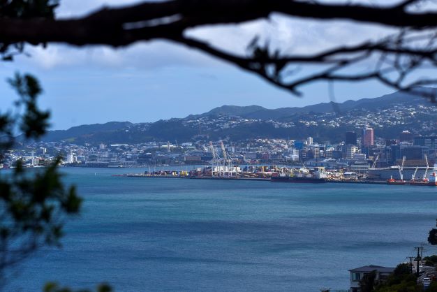 Port view through trees DL220920cpt 003