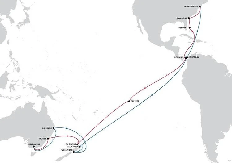 MSC Eagle route