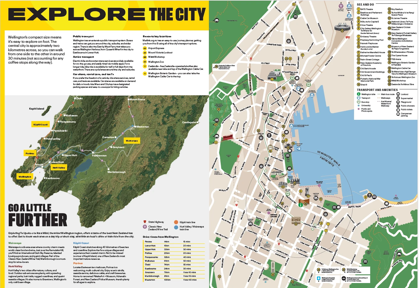 Map of Wellington City
