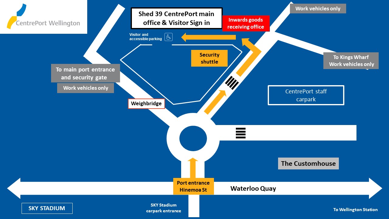 Map of entrance April 2023